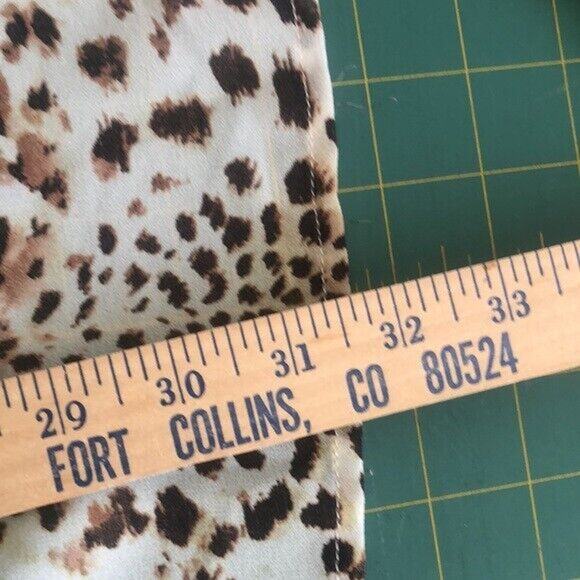 Soft Surroundings Tropical Flowers Teal Top Women's Cheetah Chiffon Sz XL Fairy - Picture 5 of 5